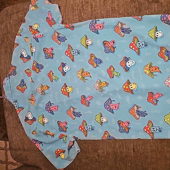 Fresh print of bel-air button up mushroom shirt - Picture 3 of 3